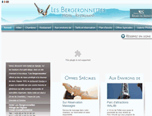 Tablet Screenshot of hotel-bergeronnettes.com